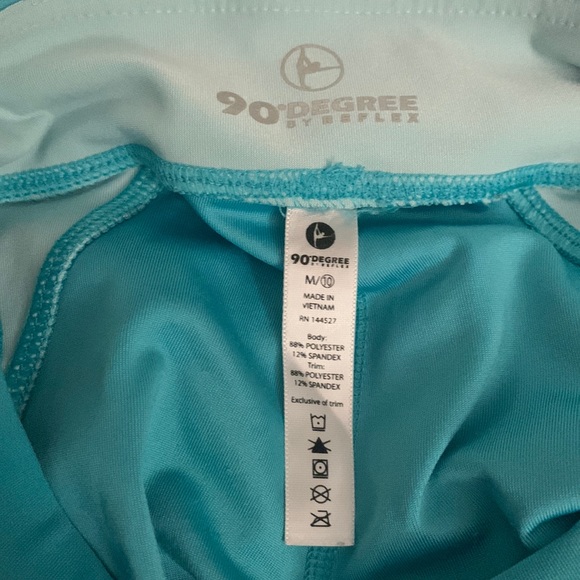 90 degree by reflex Blue and teal leggings - Picture 5 of 5